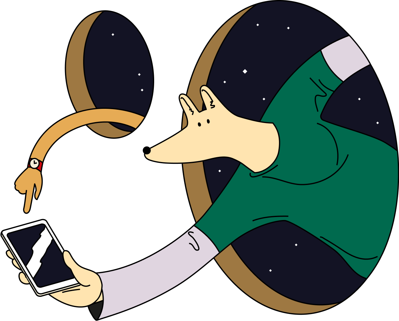 Contact Illustration