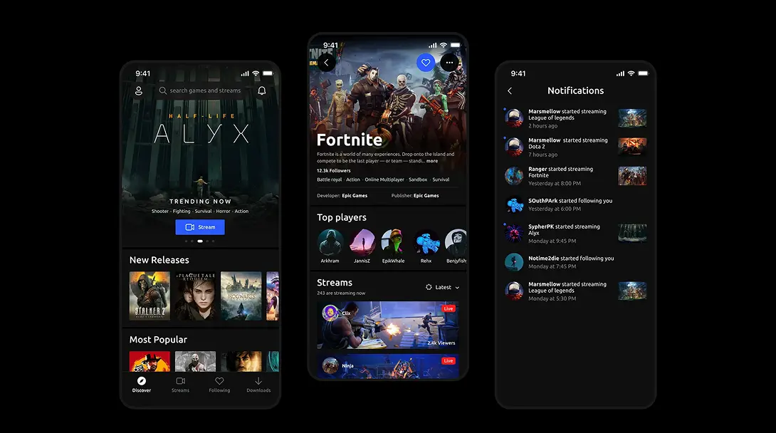 Stream, watch, chat